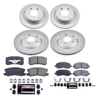 PowerStop® - Z23 Evolution Geomet® Plain Front and Rear Brake Kit
