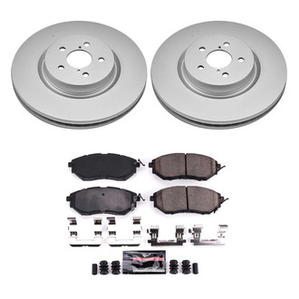 PowerStop® - Z23 Evolution Geomet® Plain Front Brake Kit