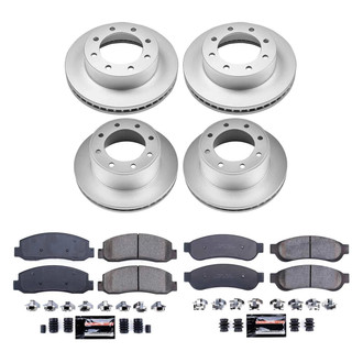 PowerStop® - Z23 Evolution Geomet® Plain Front and Rear Brake Kit