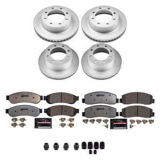 PowerStop® - Z36 Evolution Geomet® Plain Front and Rear Brake Kit