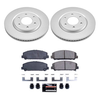 PowerStop® - Z23 Evolution Geomet® Plain Front Brake Kit