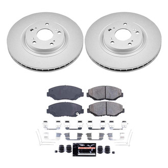 PowerStop® - Z23 Evolution Geomet® Plain Front Brake Kit