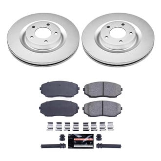 PowerStop® - Z23 Evolution Geomet® Plain Front Brake Kit