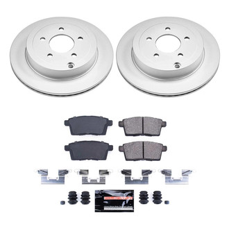 PowerStop® - Z23 Evolution Geomet® Plain Rear Brake Kit