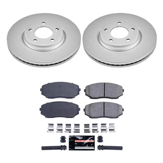 PowerStop® - Z23 Evolution Geomet® Plain Front Brake Kit