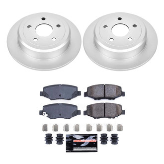 PowerStop® - Z23 Evolution Geomet® Plain Rear Brake Kit