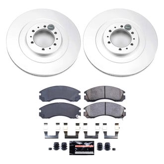 PowerStop® - Z23 Evolution Geomet® Plain Front Brake Kit