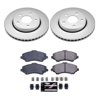 PowerStop® - Z23 Evolution Geomet® Plain Front Brake Kit