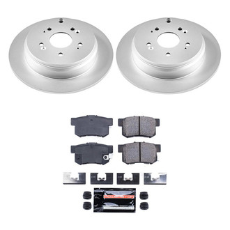 PowerStop® - Z23 Evolution Geomet® Plain Rear Brake Kit