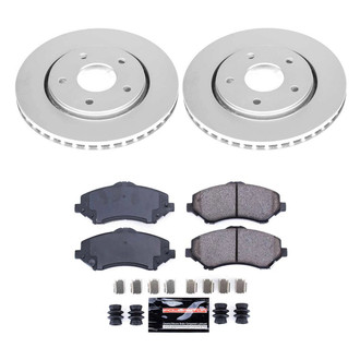 PowerStop® - Z23 Evolution Geomet® Plain Front Brake Kit