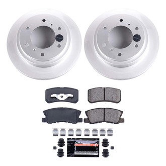 PowerStop® - Z23 Evolution Geomet® Plain Rear Brake Kit