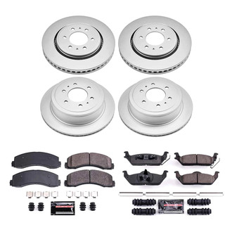 PowerStop® - Z23 Evolution Geomet® Plain Front and Rear Brake Kit