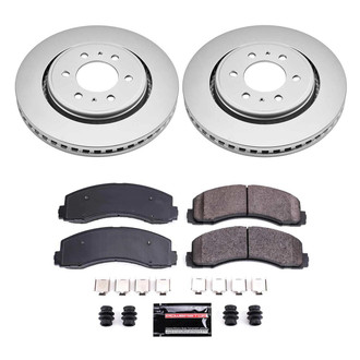 PowerStop® - Z23 Evolution Geomet® Plain Front Brake Kit