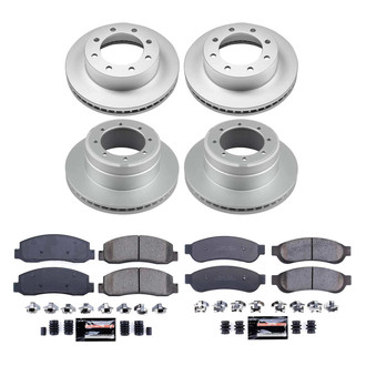 PowerStop® - Z23 Evolution Geomet® Plain Front and Rear Brake Kit