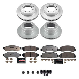 PowerStop® - Z36 Evolution Geomet® Plain Front and Rear Brake Kit