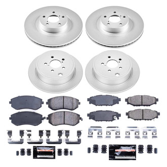 PowerStop® - Z23 Evolution Geomet® Plain Brake Kit