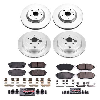 PowerStop® - Z23 Evolution Geomet® Plain Brake Kit