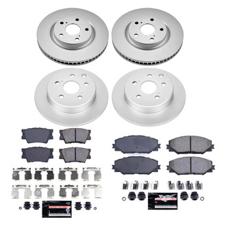 PowerStop® - Z23 Evolution Geomet® Plain Front and Rear Brake Kit