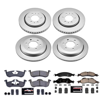 PowerStop® - Z23 Evolution Geomet® Plain Front and Rear Brake Kit