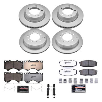 PowerStop® - Z36 Evolution Geomet® Plain Front and Rear Brake Kit
