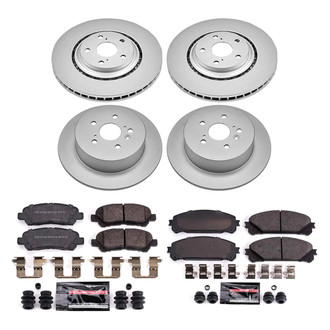 PowerStop® - Z23 Evolution Geomet® Plain Front and Rear Brake Kit