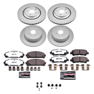 PowerStop® - Z36 Evolution Geomet® Plain Front and Rear Brake Kit