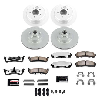 PowerStop® - Z36 Evolution Geomet® Plain Front and Rear Brake Kit