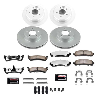 PowerStop® - Z36 Evolution Geomet® Plain Front and Rear Brake Kit