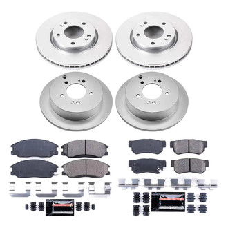 PowerStop® - Z23 Evolution Geomet® Plain Front and Rear Brake Kit