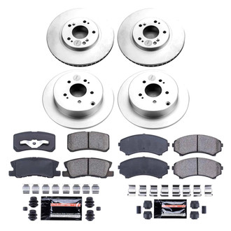 PowerStop® - Z23 Evolution Geomet® Plain Front and Rear Brake Kit