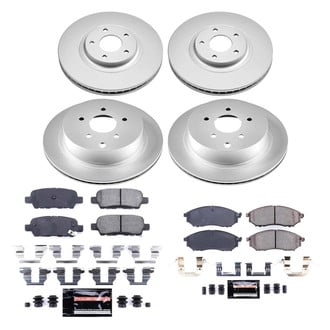PowerStop® - Z23 Evolution Geomet® Plain Front and Rear Brake Kit