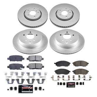 PowerStop® - Z23 Evolution Geomet® Plain Front and Rear Brake Kit