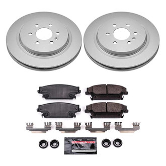 PowerStop® - Z23 Evolution Geomet® Plain Rear Brake Kit