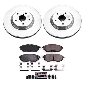 PowerStop® - Z23 Evolution Geomet® Plain Front Brake Kit