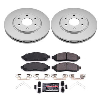 PowerStop® - Z23 Evolution Geomet® Plain Front Brake Kit
