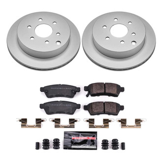 PowerStop® - Z23 Evolution Geomet® Plain Rear Brake Kit