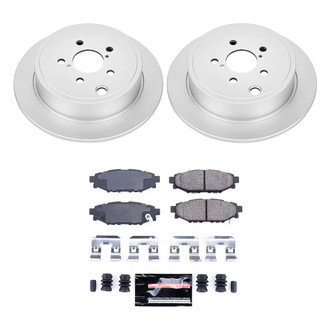 PowerStop® CPK4631-23 - Z23 Evolution Geomet® Plain Rear Brake Kit