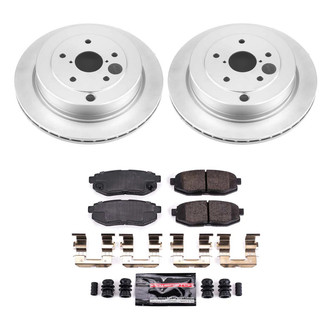 PowerStop® - Z23 Evolution Geomet® Plain Rear Brake Kit