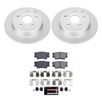 PowerStop® - Z23 Evolution Geomet® Plain Rear Brake Kit