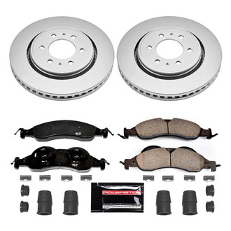 PowerStop® - Z23 Evolution Geomet® Plain Front Brake Kit