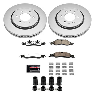 PowerStop® - Z36 Evolution Geomet® Plain Front Brake Kit