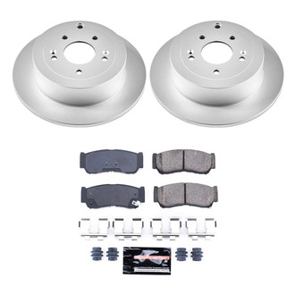 PowerStop® - Z23 Evolution Geomet® Plain Rear Brake Kit