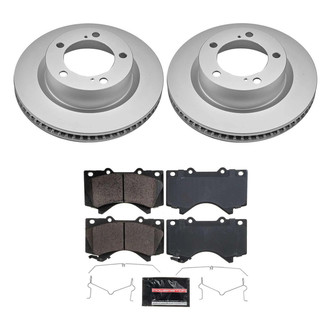 PowerStop® - Z23 Evolution Geomet® Plain Front Brake Kit