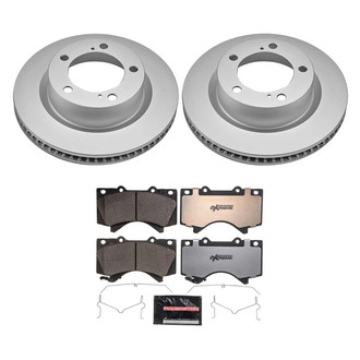 PowerStop® - Z36 Evolution Geomet® Plain Front Brake Kit