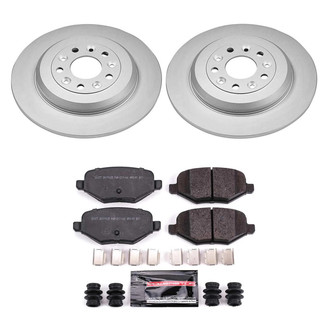 PowerStop® - Z23 Evolution Geomet® Plain Rear Brake Kit