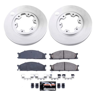 PowerStop® - Z23 Evolution Geomet® Plain Front Brake Kit
