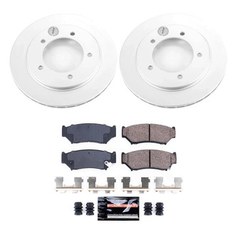 PowerStop® - Z23 Evolution Geomet® Plain Front Brake Kit