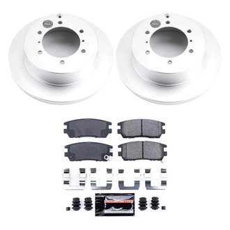 PowerStop® - Z23 Evolution Geomet® Plain Rear Brake Kit