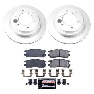 PowerStop® - Z23 Evolution Geomet® Plain Rear Brake Kit