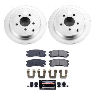 PowerStop® - Z23 Evolution Geomet® Plain Rear Brake Kit